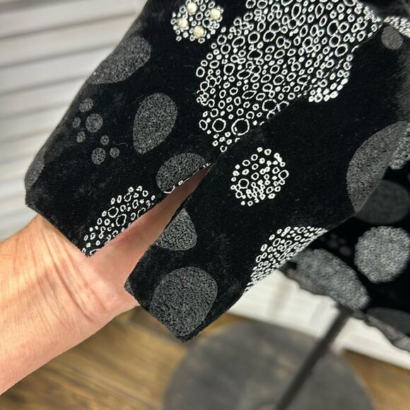 Chico's Blazer Size 1 (8) Evening Jacket Cocktail NWOT Embellished - Picture 10 of 13